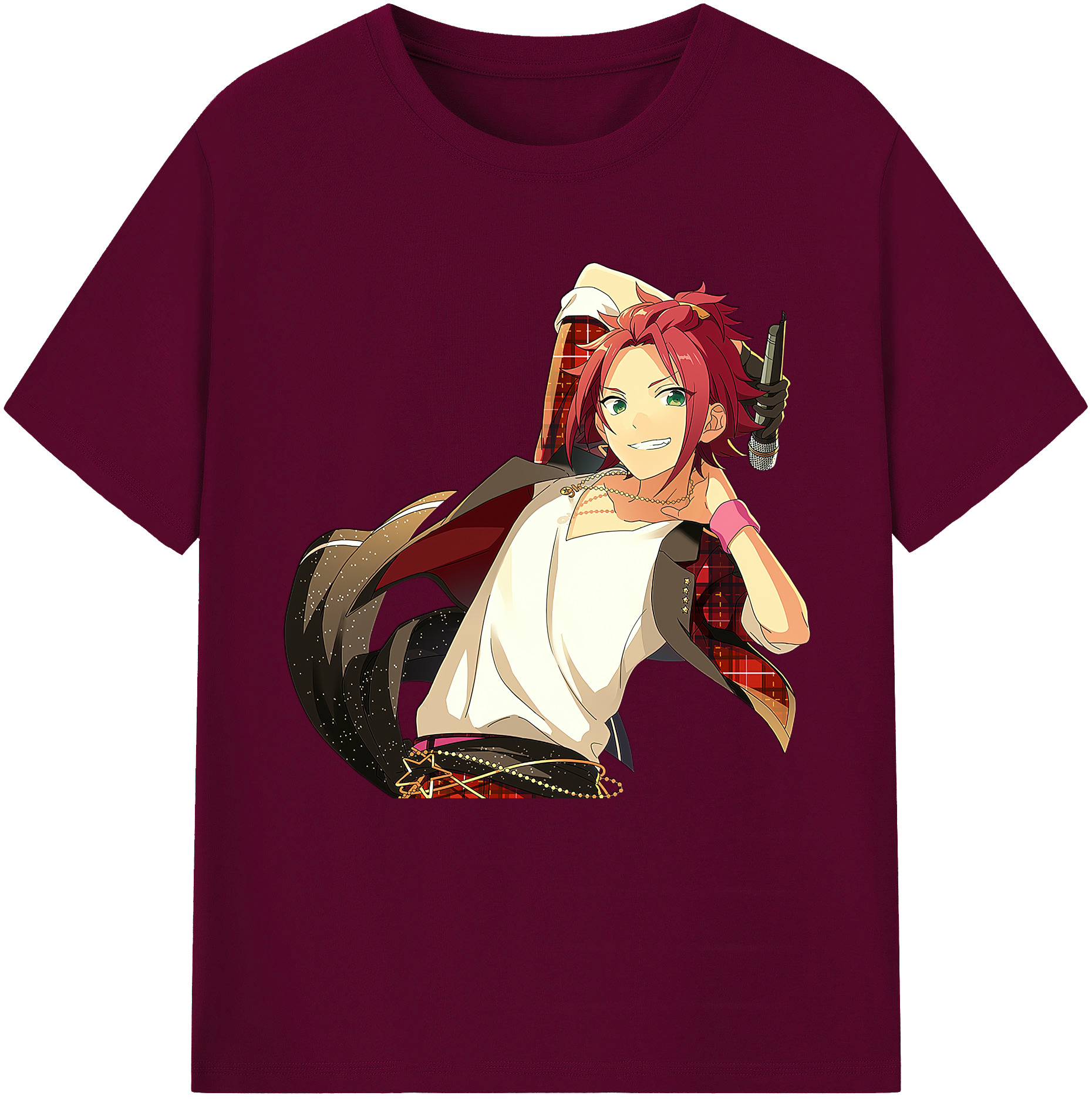 （画像用） あんさんぶるスターズ! Ensemble Stars レディースカジュアルプリントTシャツ（綿100％）